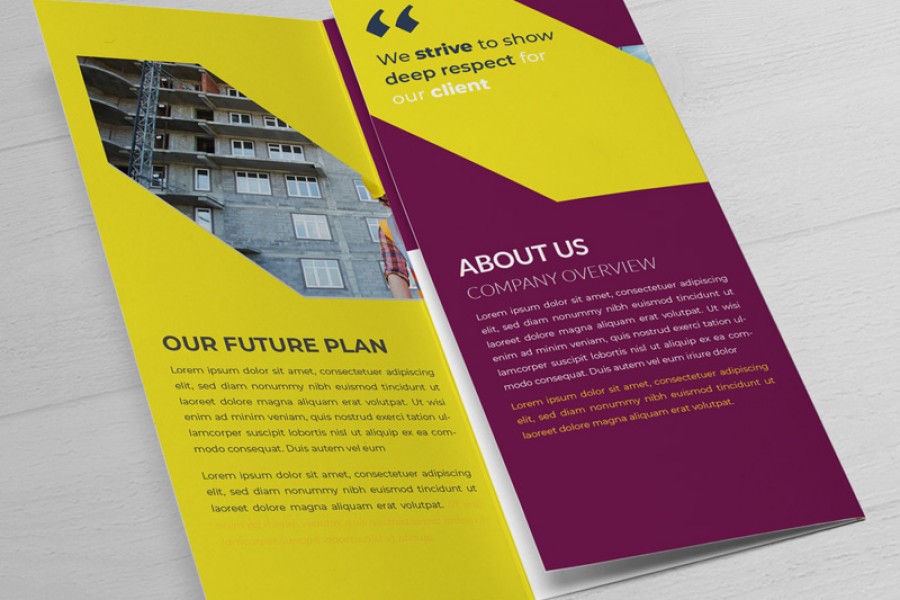 Paper Leaflets Folded